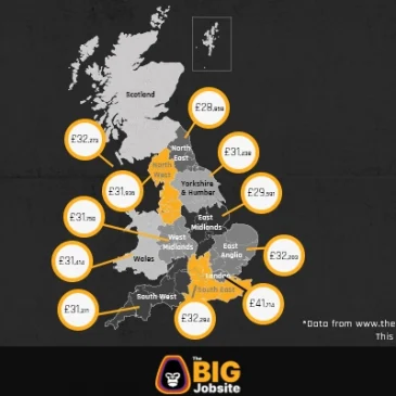 UK Salary Map May 2021