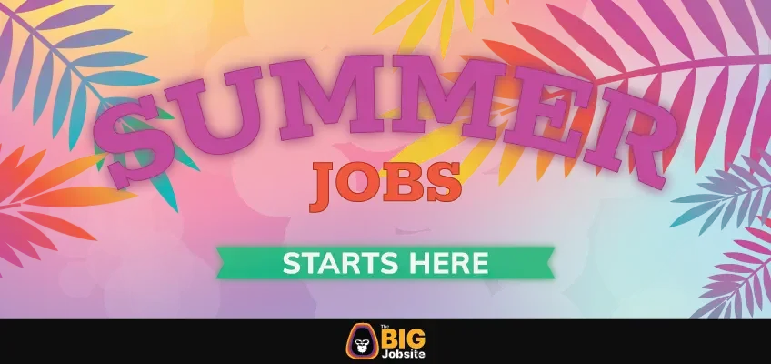 vector image for summer jobs